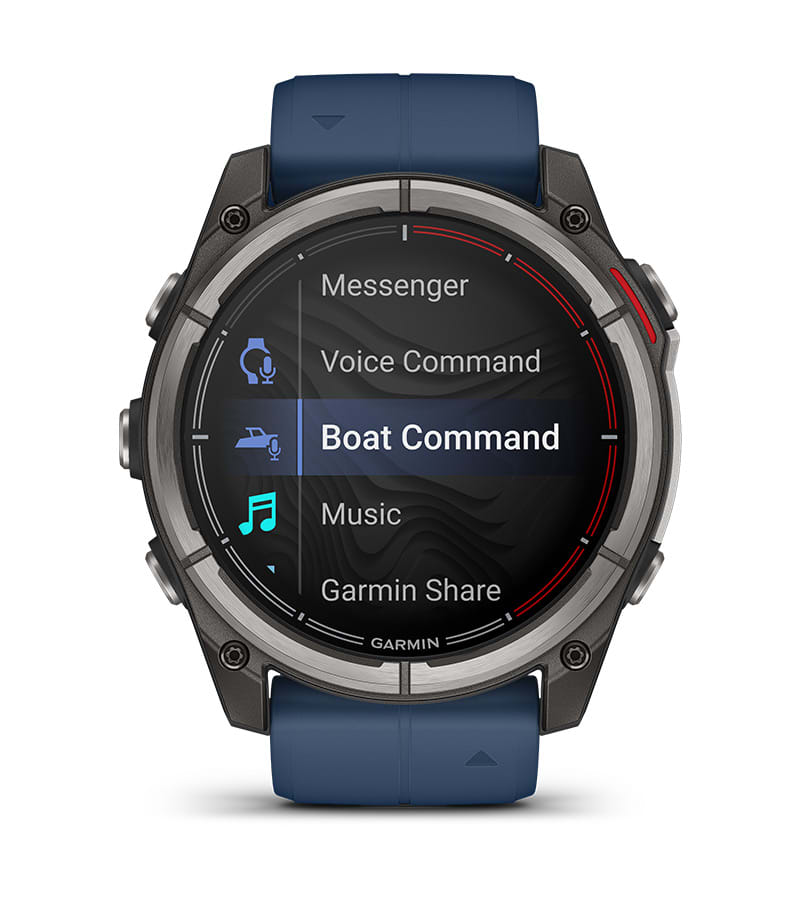 Умные часы Garmin Quatix 8 Amoled 51 mm: УПРАВЛЕНИЕ СУДОВЫМИ СИСТЕМАМИ