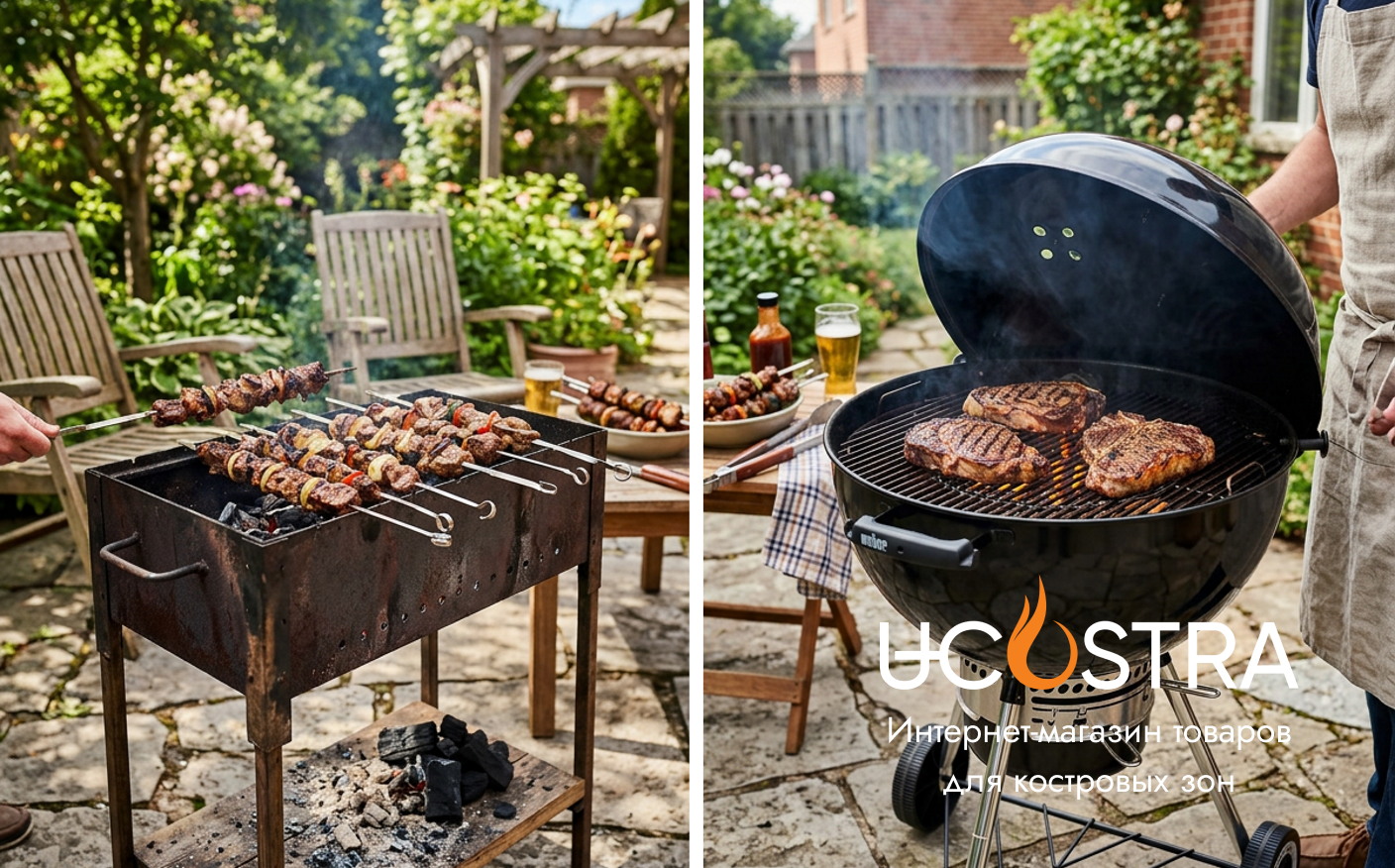сравнение мангала и гриля