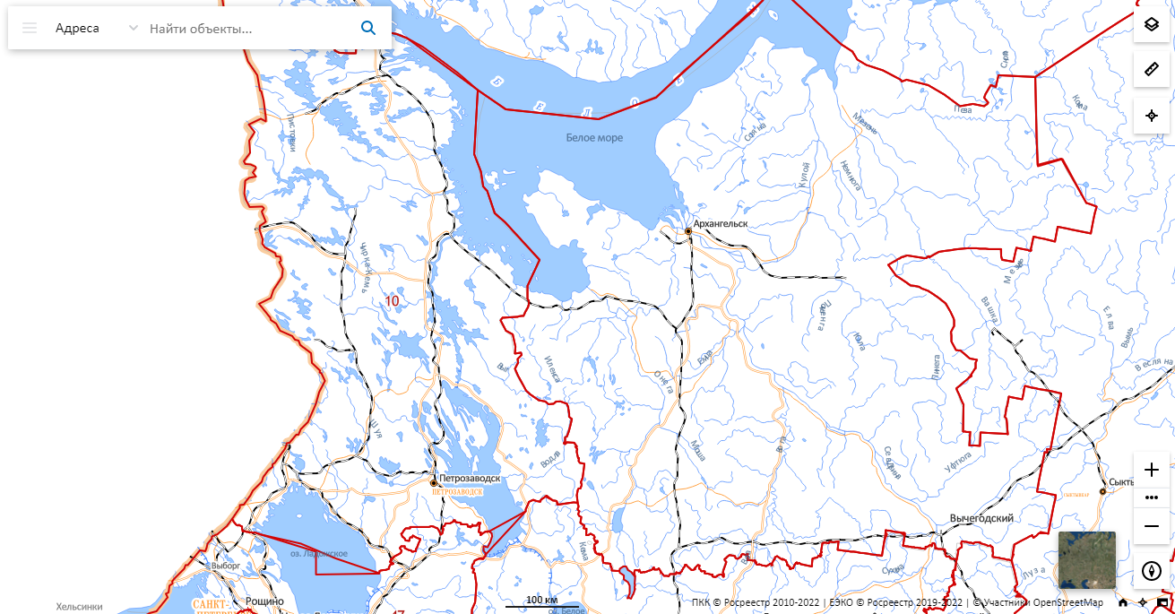 Карта ленского района архангельской области