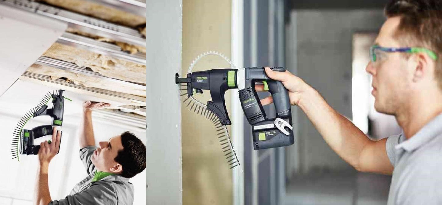 Шуруповерт ленточный для гипсокартона FESTOOL DWC 18