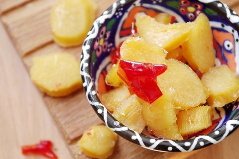 Имбирные цукаты с чили