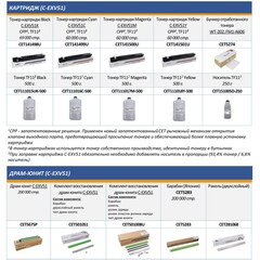 Запчасти и расходники CET для CANON iR ADVANCE C5535/C5540/C5550/C5560