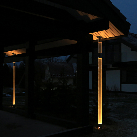 A joint development of TRIF and RTECHNICS GROUP - transparent gutters with lighting for private households