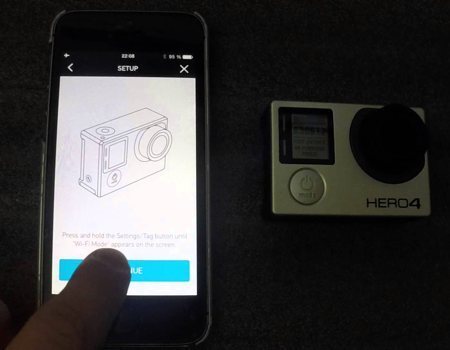 Проблемы при подключении камеры HERO4 к GoPro App