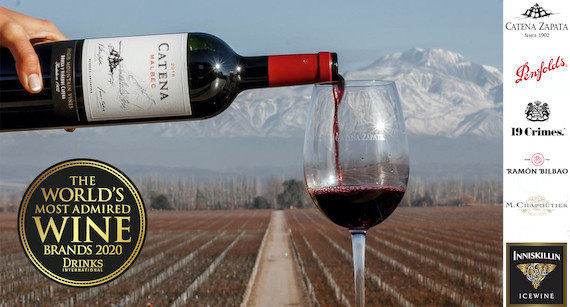 Catena Zapata #1 в списке Most Admired Wine Brands 2020
