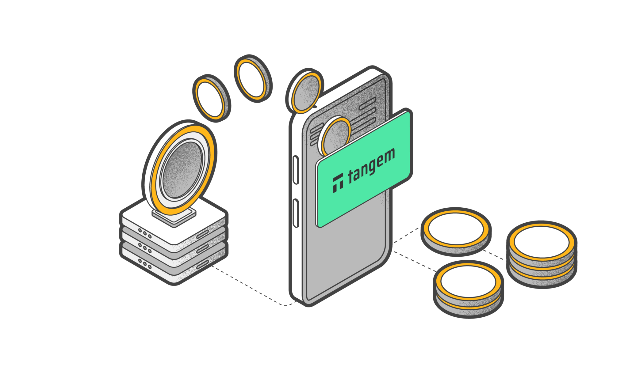Как стейкать крипту с помощью dApp в Tangem Wallet.