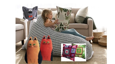 Подушки-коты и Коты-не-подушки | Вязание спицами. Работы пользователей
