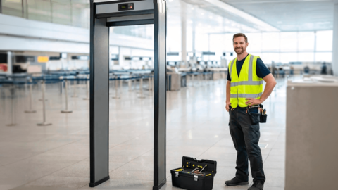 Правила установки рамки металлодетектора