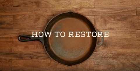 Как восстановить чугунную посуду при появлении ржавчины