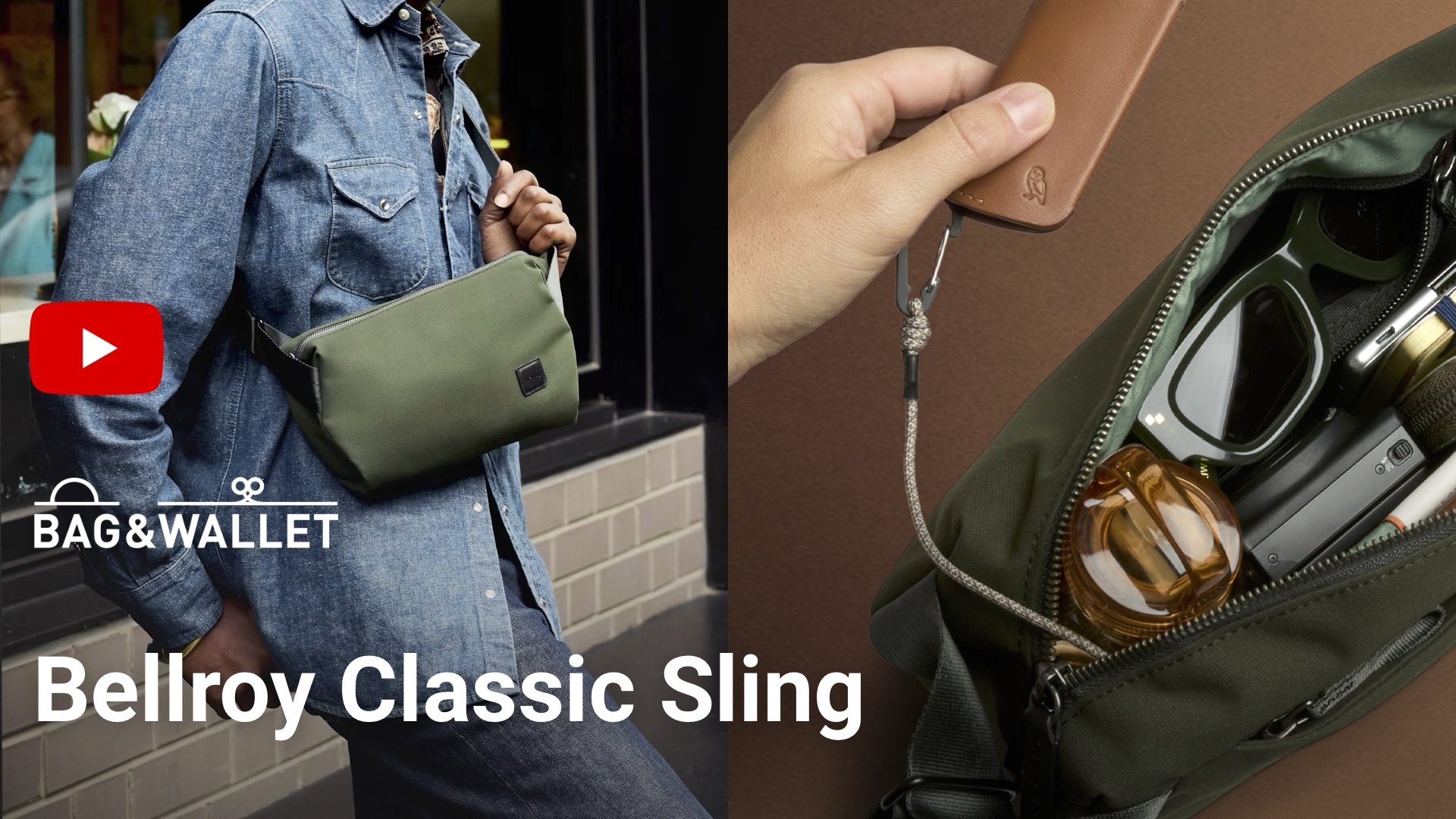 Обзор серии сумок Bellroy Classic Sling 3L / 5L / 7L