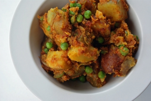 Готовое блюдо — Картофель карри