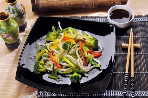 Готовое блюдо — Лапша с овощами Ясаи Яки