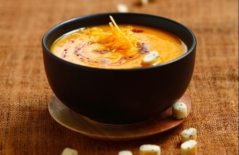 Готовое блюдо — Крем-суп из тыквы