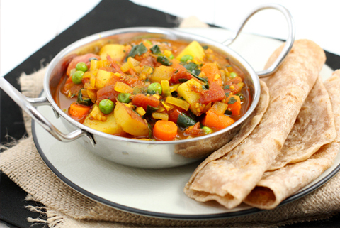 Готовое блюдо — Овощное индийское карри