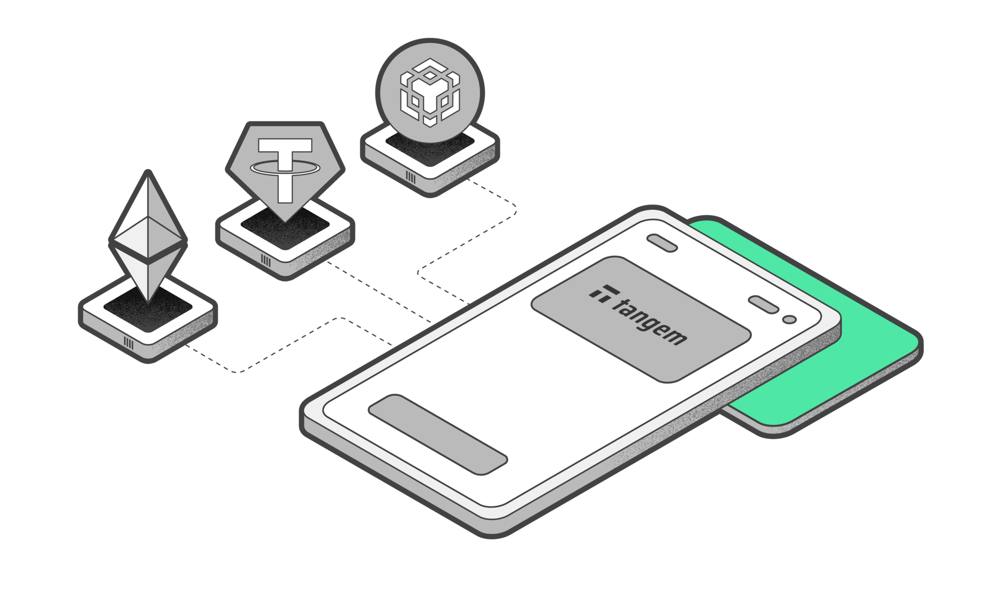 Как добавлять криптовалюты в приложение Tangem