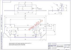 чертеж площадки под лебедку на УАЗ Патриот