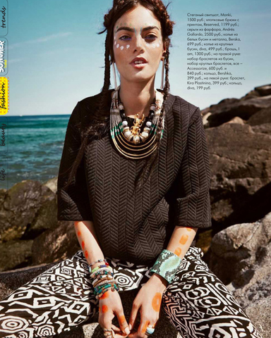 ANDRES GALLARDO и Sister Sister Project в Elle Girl июнь 2014 г.