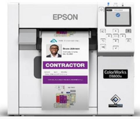 Epson ColorWorks CW-D3800: компактный принтер цветных этикеток и бейджей для малых тиражей