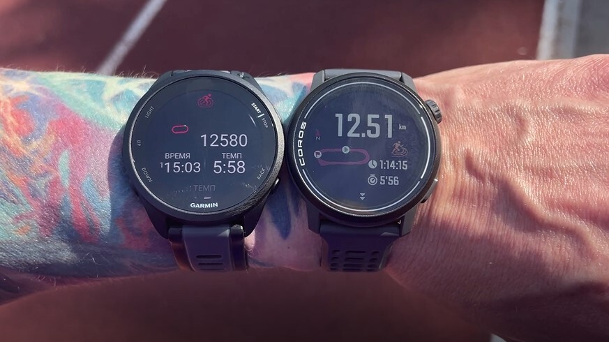 Сравнение часов Coros Pace 3 и Garmin Forerunner 165