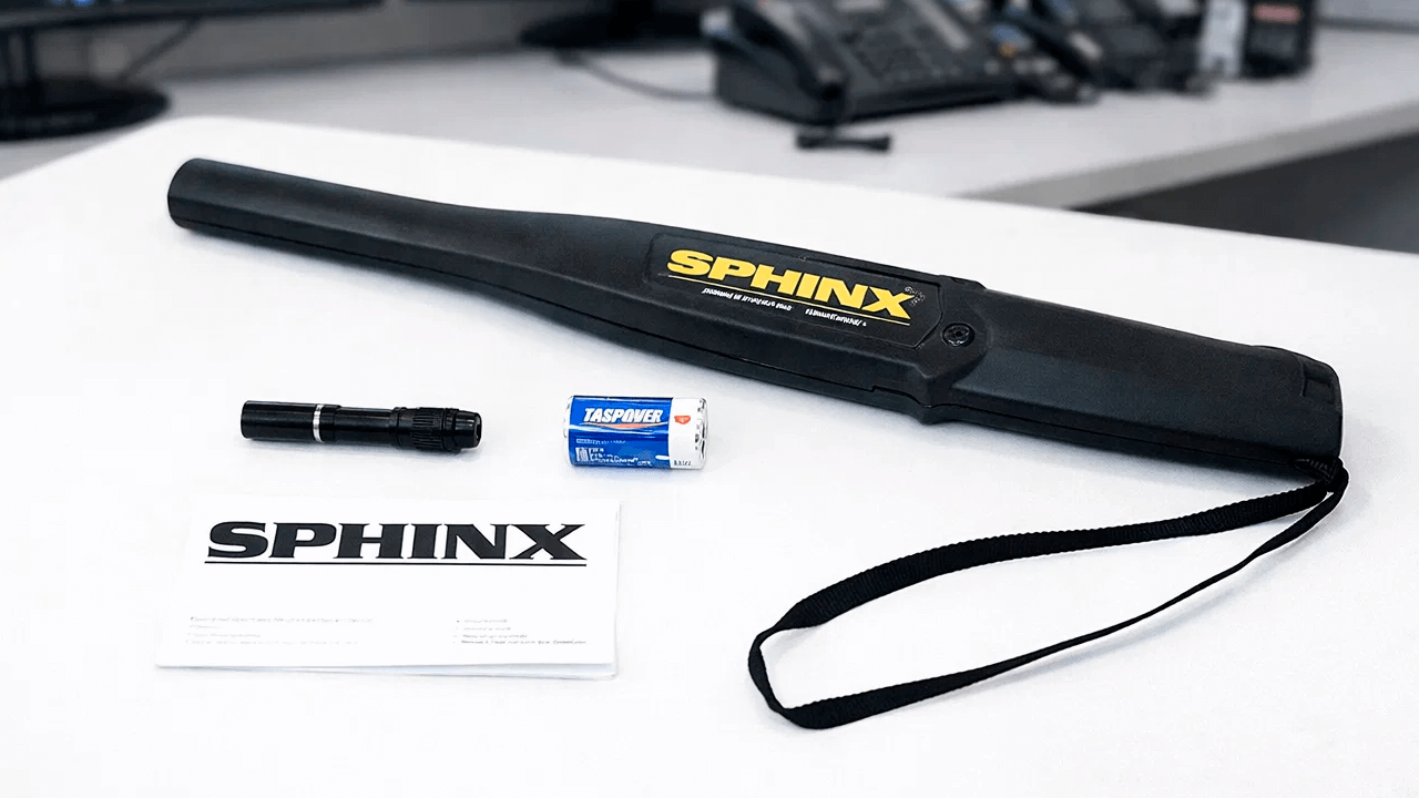 Изменение уровня чувствительности ручного металлодетектора