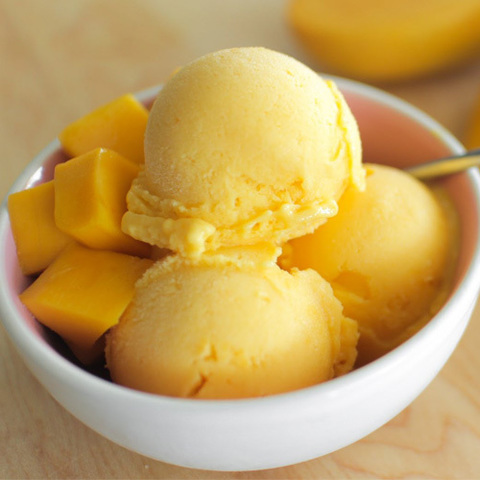 Готовое блюдо — Йогуртово-манговое мороженое