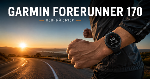 Garmin Forerunner 170 - идеальные смарт-часы для старта в беге