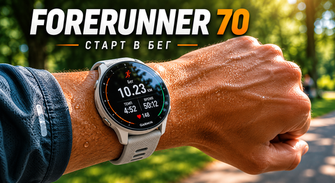 Garmin Forerunner 70 — простые часы для тех, кто хочет бегать без лишнего