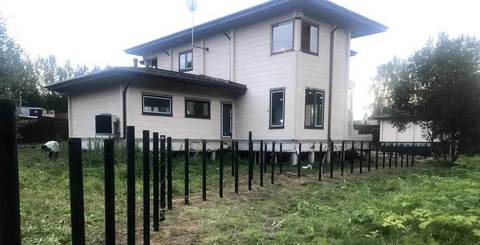 Винтовые сваи для забора: недорого купить заборные сваи с установкой ...