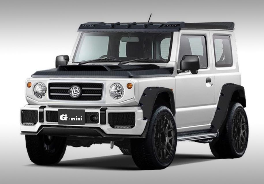 Для Suzuki Jimny сделали забавный тюнинг Для Suzuki Jimny сделали забавный тюнинг