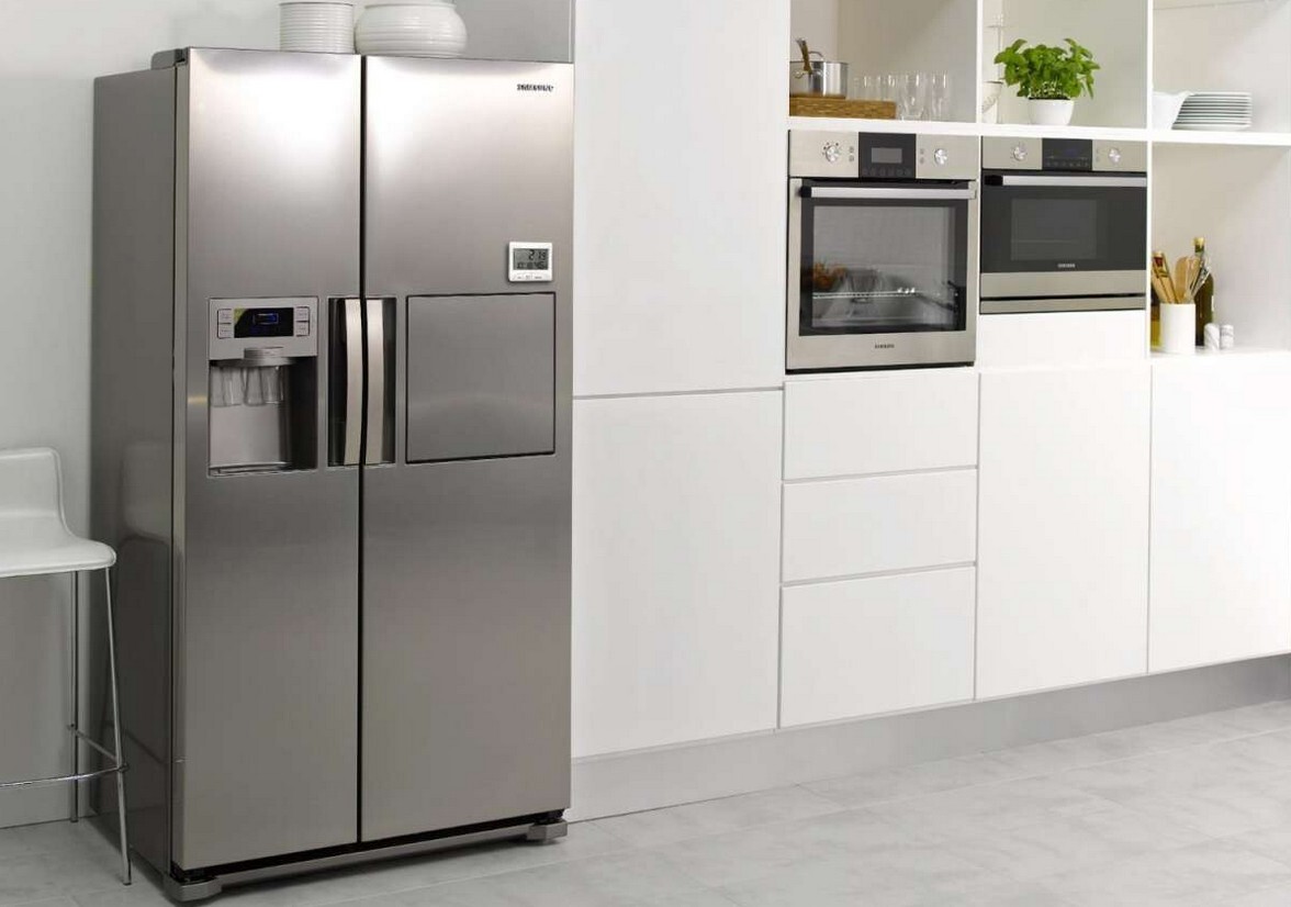 холодильник (side-by-side) gorenje nrs918fmx