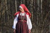 Выкройка русской женской рубахи под сарафан