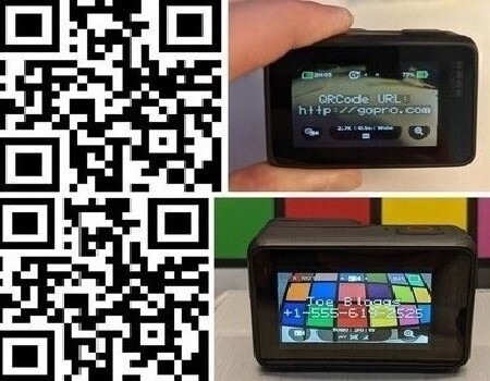 Управление камерой HERO8 Black при помощи QR-кодов