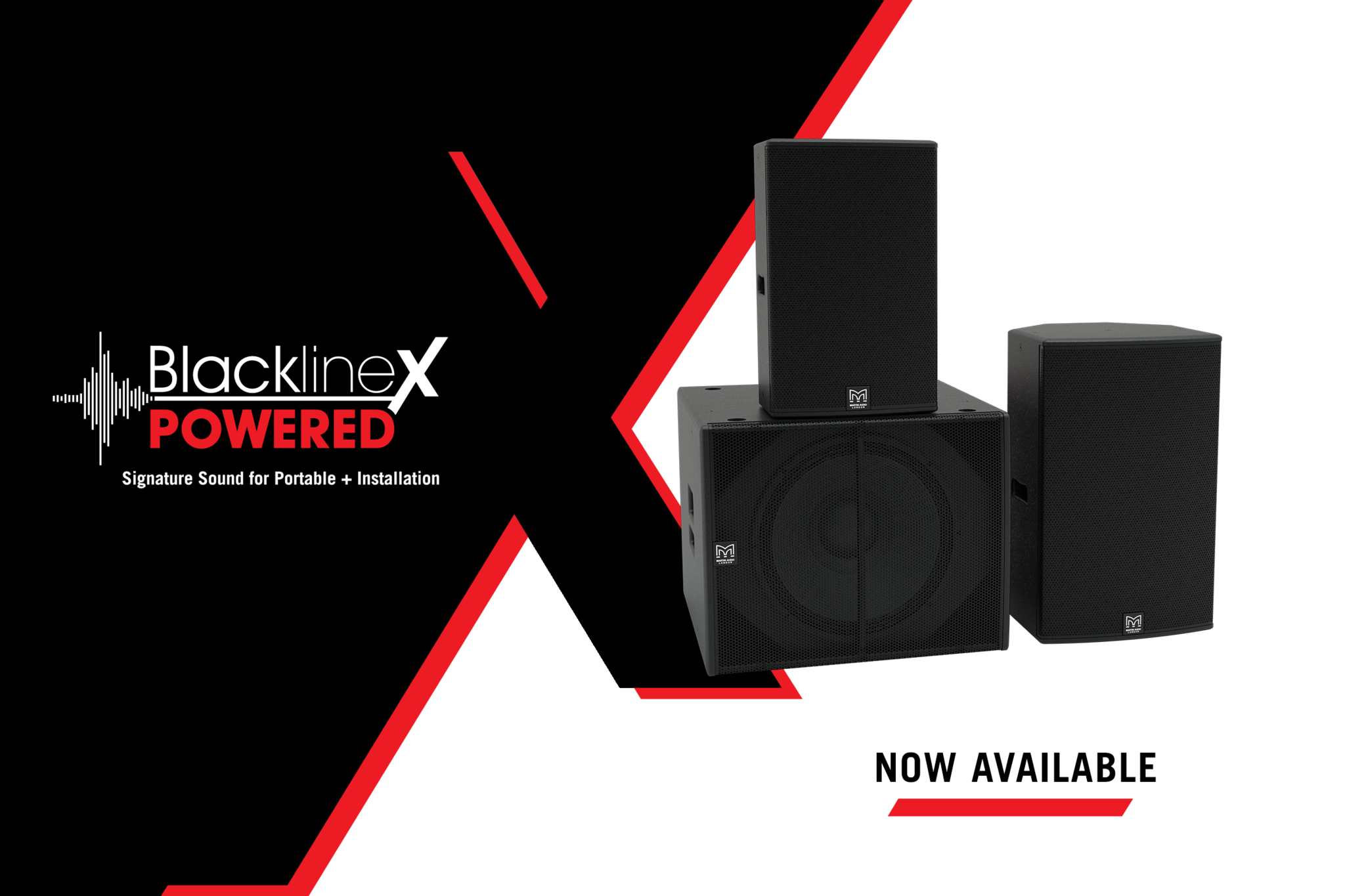 Martin Audio добавляет новый продукт в самый продаваемый модельный ряд портативной акустики компании - BlacklineX Powered