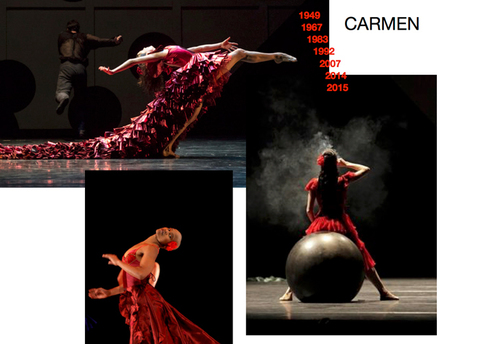 7 versions of Carmen ballet