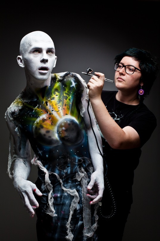 Аэрография: Боди Арт и макияж