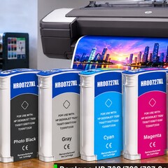 G&G для широкоформатных HP Designjet: картриджи серий 730 / 728 / 727 в наличии
