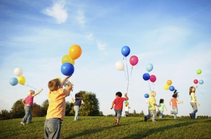 воздушный шар для детской фотосессии