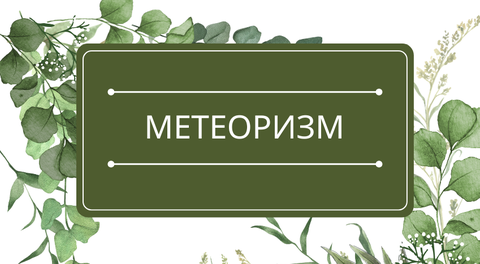 Метеоризм: помощь эфирных масел