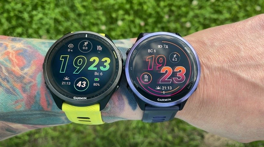Сравнение часов Garmin Forerunner 965 и 570