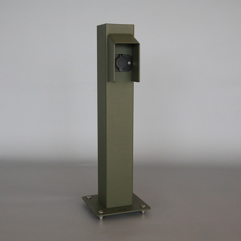 The street charging plant Chardge G with USB connecters
