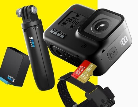 Распаковка набора GoPro HERO8 Black Special Bundle