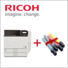 Принтеры Ricoh SP C830DN и SP C831DN + комплект тонеров по акции