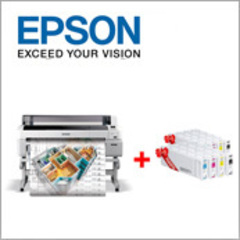 Принтеры Epson SC-Т и SP серии + картриджи в подарок по акции