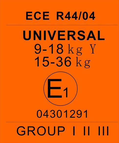 Детское кресло ece r44 04