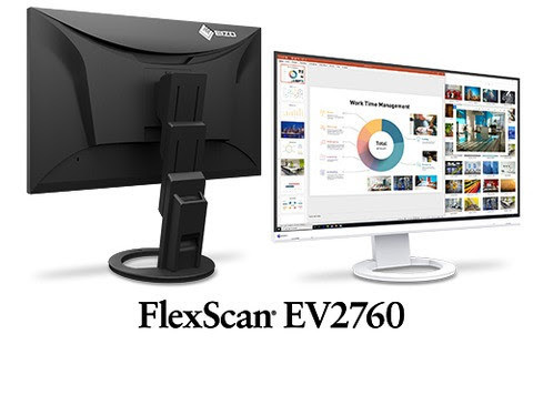 EIZO объявляет о выпуске безрамочного экоэффективного 27-дюймового монитора высокой производительности