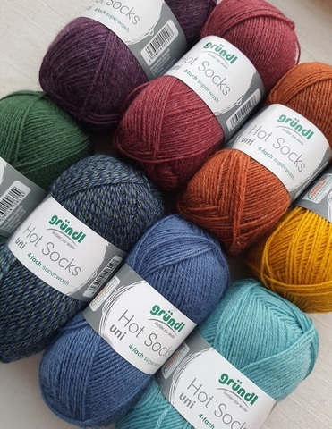 Поступление носочной пряжи Gruendl