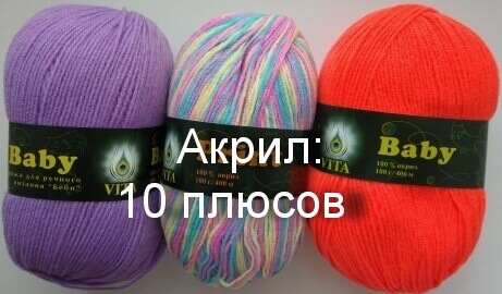 Акриловая пряжа - плюсы, преимущества, особенности | Клубок Шоп