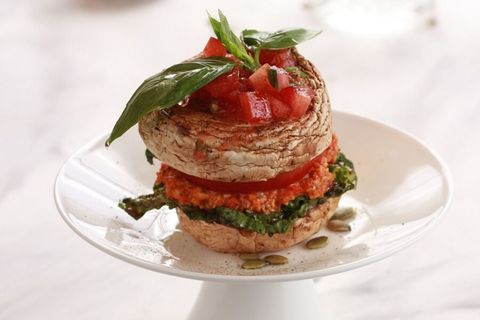 Новогодние шампиньоны фаршированные