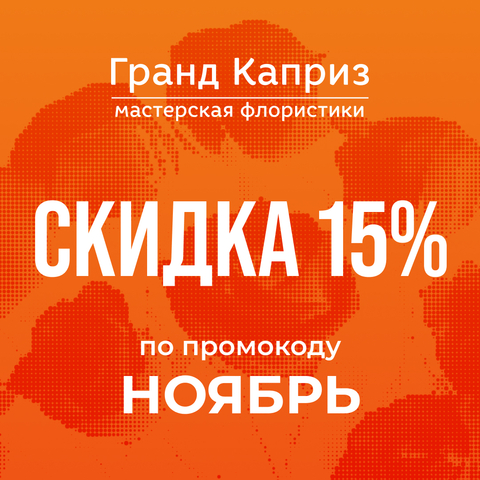 Скидка -15% по промокоду НОЯБРЬ