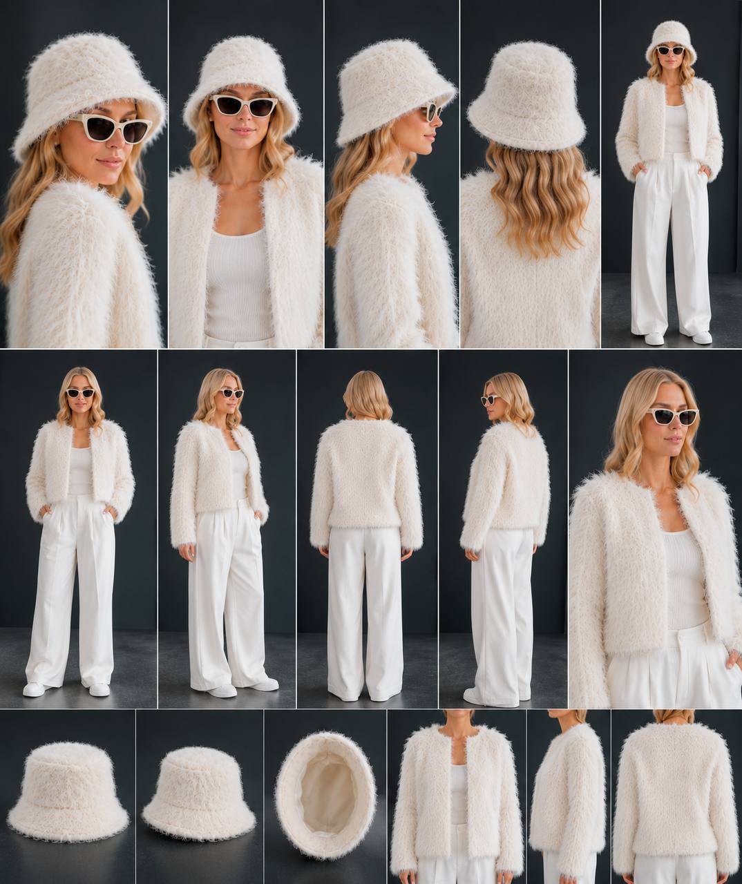 Схема вязания комплекта из Pelliccia Merino